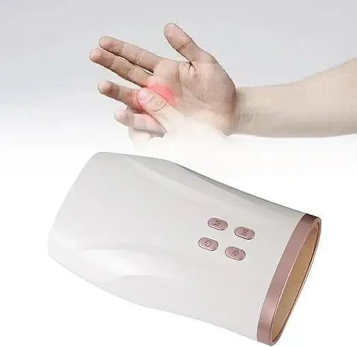 Electric Hand Massager, Cordless Hand Warmer Palm Massage Device Gasbag Finger Acupoint Massager Machine for Arthritis, Pain Relief, Carpal Tunnel and Finger Numbness